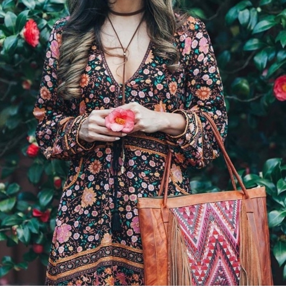 🍒NWT🍒 SPELL FOLK TOWN WINTERGARDEN PLAY DRESS